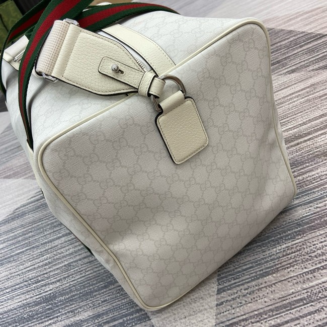 Gucci Medium duffle bag with Web 799871 white
