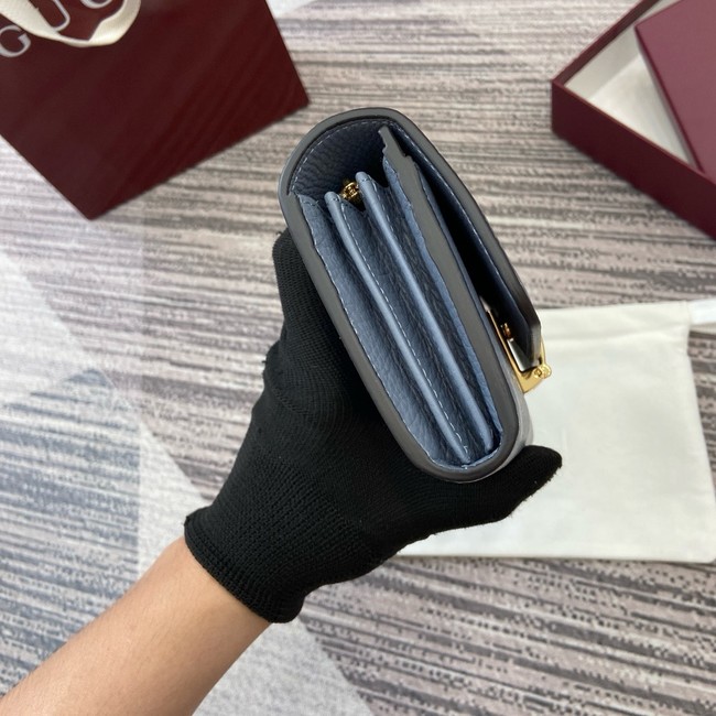 Gucci Softbit continental wallet 828147 light blue