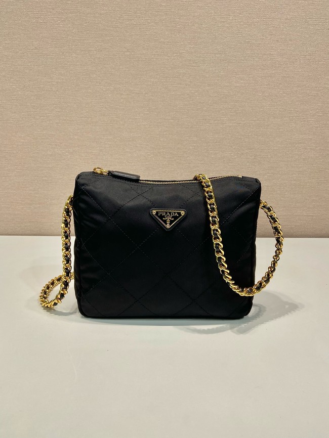 Prada Re-Edition nylon shoulder bag 1BD646 black