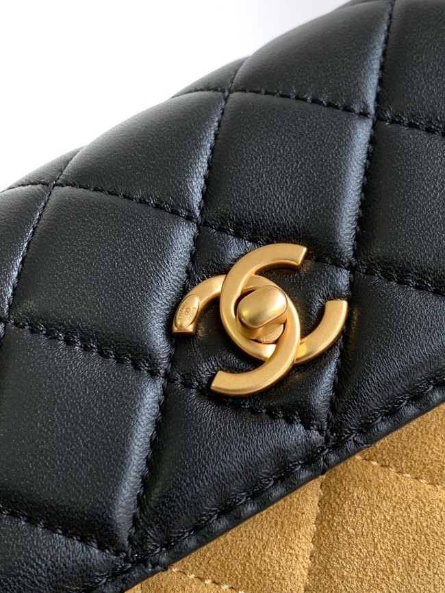 Chanel MINI FLAP BAG AS4677 TAN