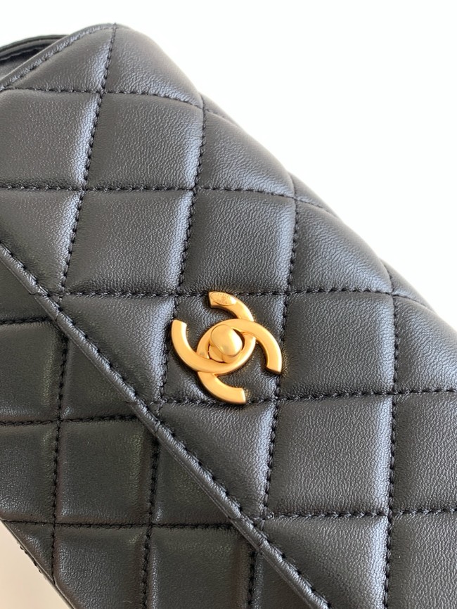 Chanel MINI FLAP BAG AS4677A BLACK