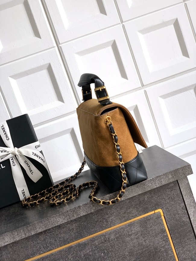 CHANEL Shopping Bag 5598 Black&brown