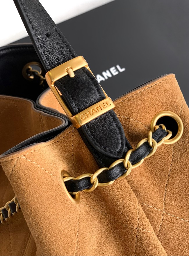 CHANEL Shopping Bag 99485 Black&brown