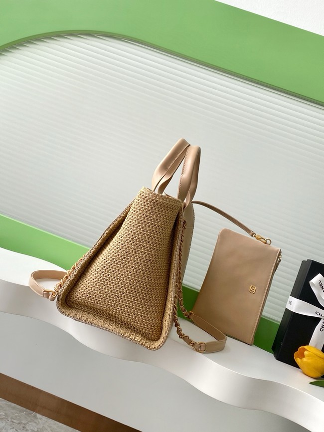 Chanel LARGE SHOPPING BAG Sheepskin A66941 Apricot