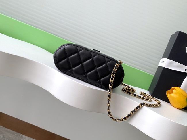 Chanel MINI TOTE BAG Suede Calfskin AS4742 black