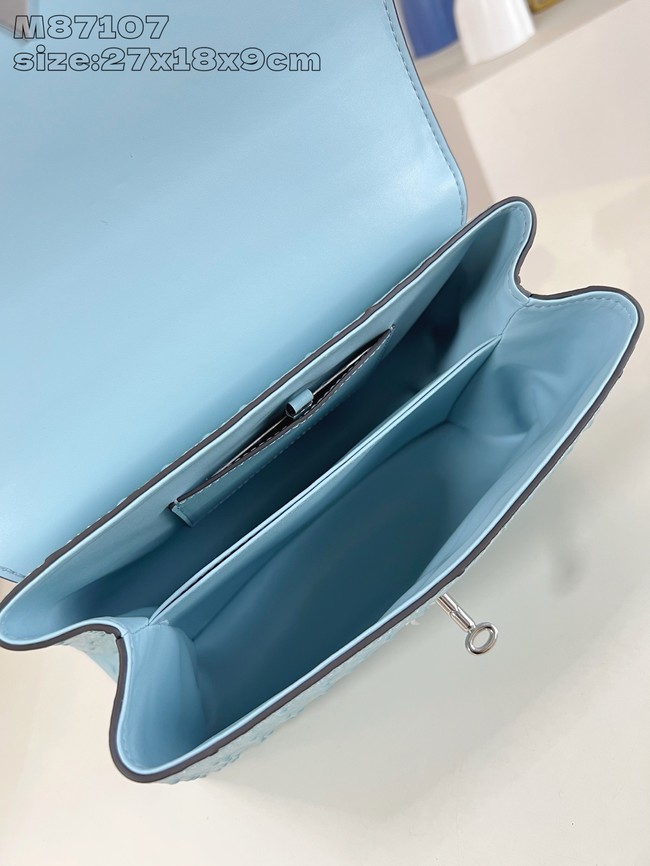 Louis Vuitton Grained Calfskin M86012 light blue