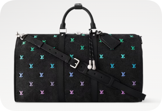 Louis Vuitton Keepall Bandouliere 50 M13966 Gradient Blue Louis Vuitton Keepall Bandouliere 50 M13966 Gradient Blue