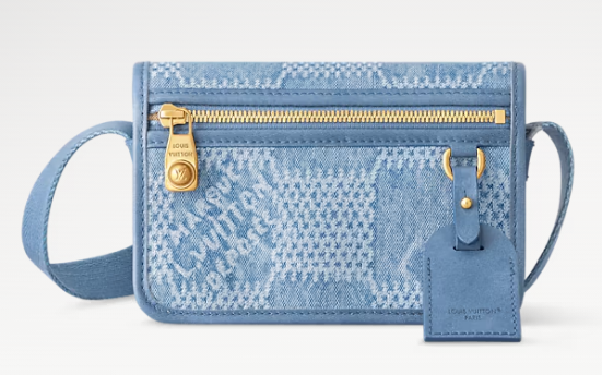 Louis Vuitton Bosphore Wearable Wallet N00210 Denim Blue