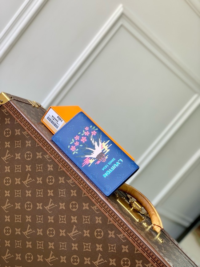 Louis Vuitton Brazza Wallet M25985 blue