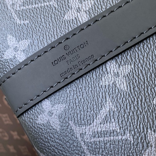 Louis Vuitton Keepall Bandouliere 55 M40605 black&blue