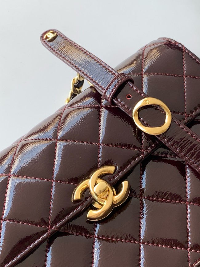 CHANEL Medium Flap Bag AS5618 Dark Brown