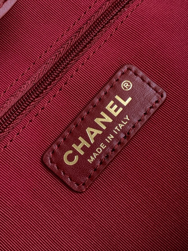 CHANEL Shopping Bag AS5434 red