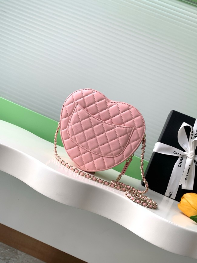 CHANEL Heart Bag AS5764 pink