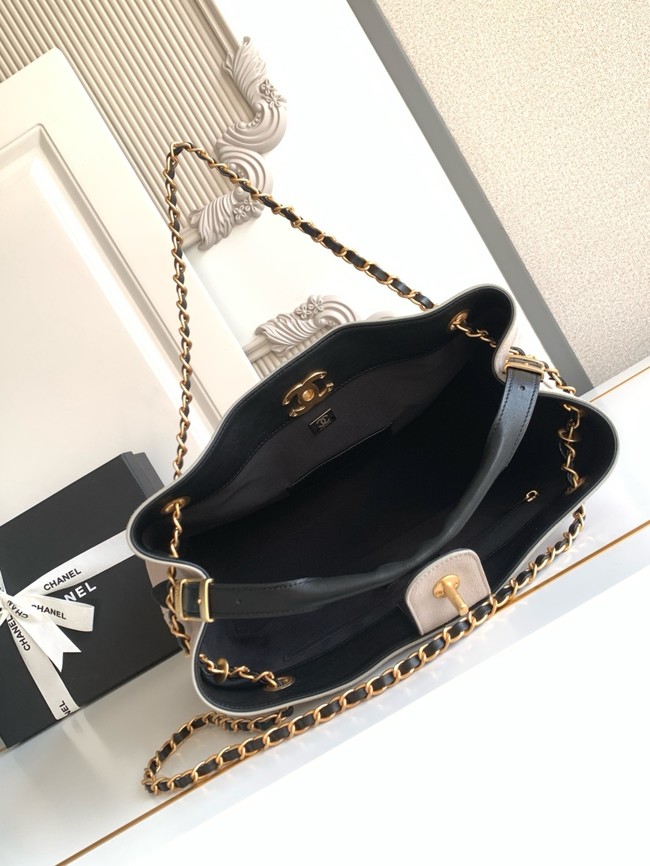 CHANEL Shopping Bag AS5434 black&gray