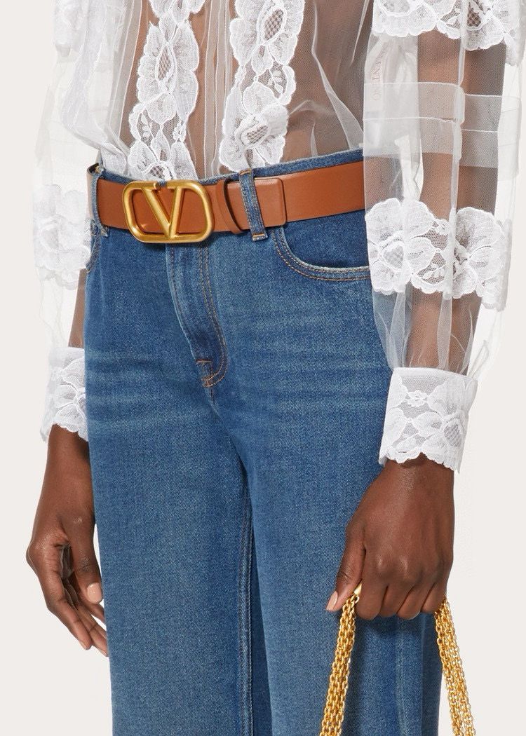 Valentino 40MM Belt VAB00088 Black&Brown Valentino 40MM Belt VAB00088 Black&Brown