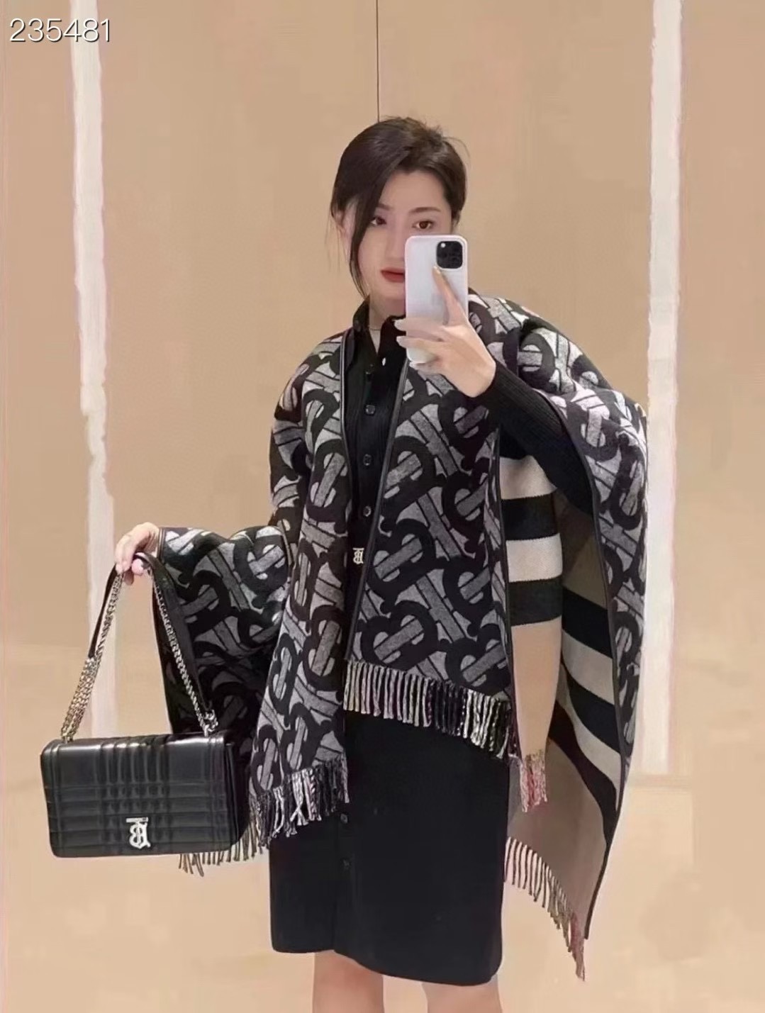 Burberry Cape Double-sided cashmere B35911