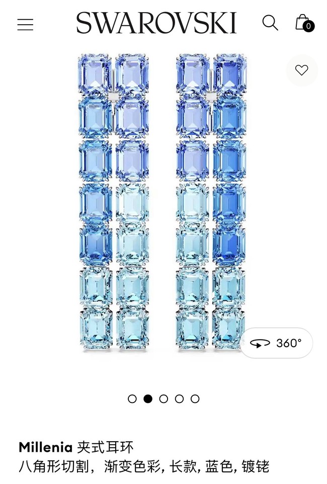 Swarovski necklace&Earring CE81097