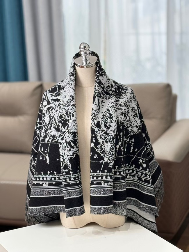 Dior Oblique Poncho Cashmere 21DOB6