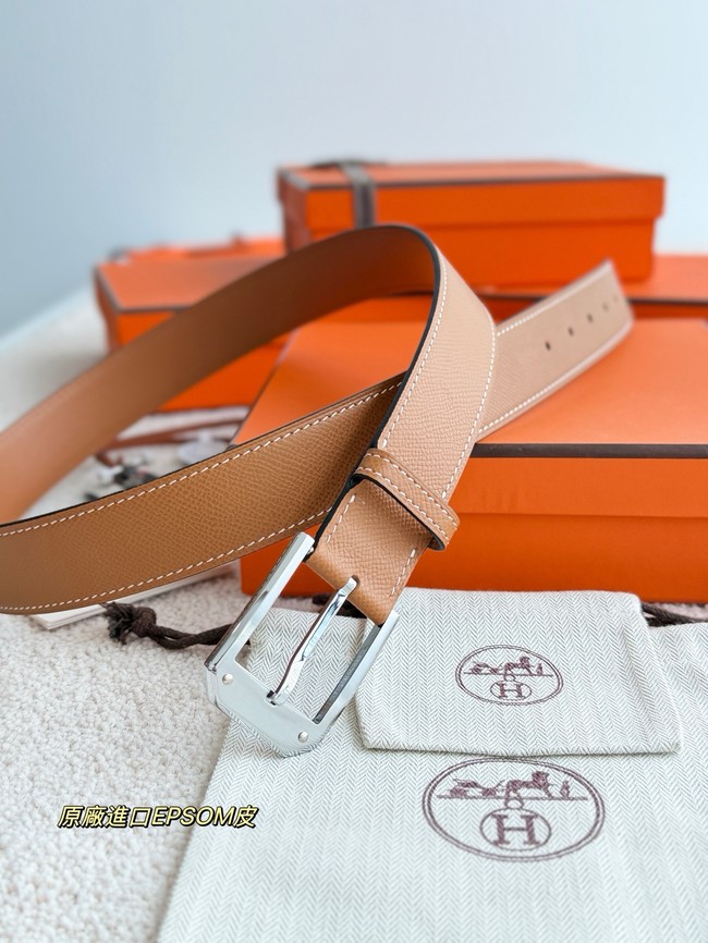 Hermes Epsom calfskin leather belt 66026
