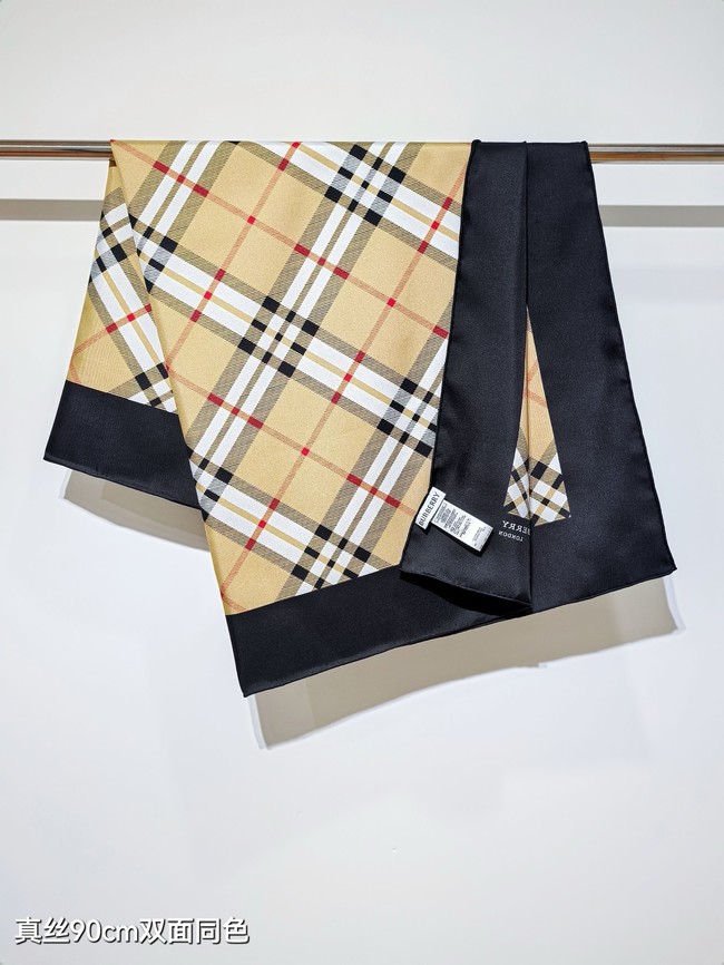 Burberry Square Scarf Silk Jacquard XT275