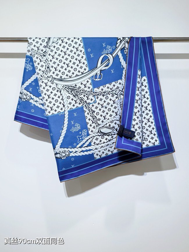Louis Vuitton Square Scarf Silk Jacquard XT281