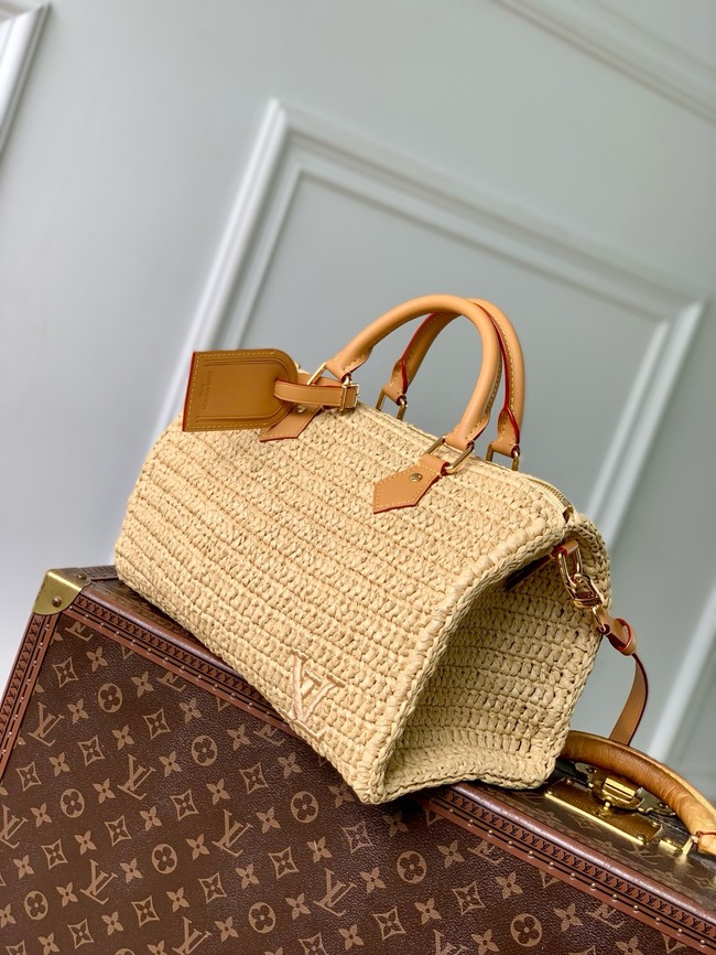 Louis Vuitton Speedy 30 Bandouliere M14457 Natural Beige