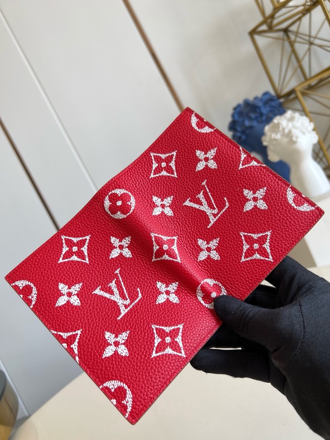 Louis Vuitton Passport Cover M26059 red