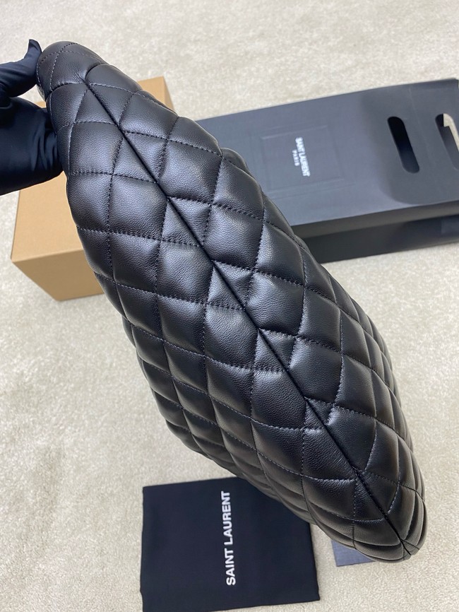 Yves Saint Laurent ICARE hobo in quilted nappa 858160 black  