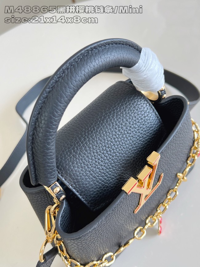 Louis Vuitton Capucines Mini M25406 BLACK