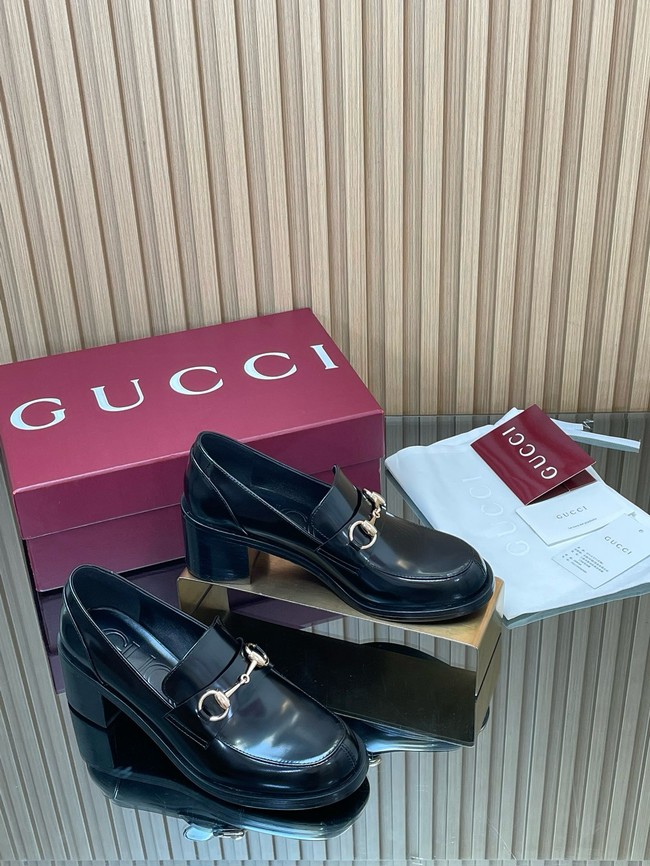 Gucci Womens heeled loafer with Horsebit 45109-5
