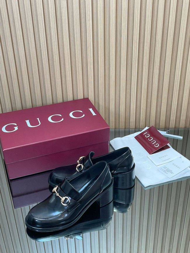 Gucci Womens heeled loafer with Horsebit 45109-5