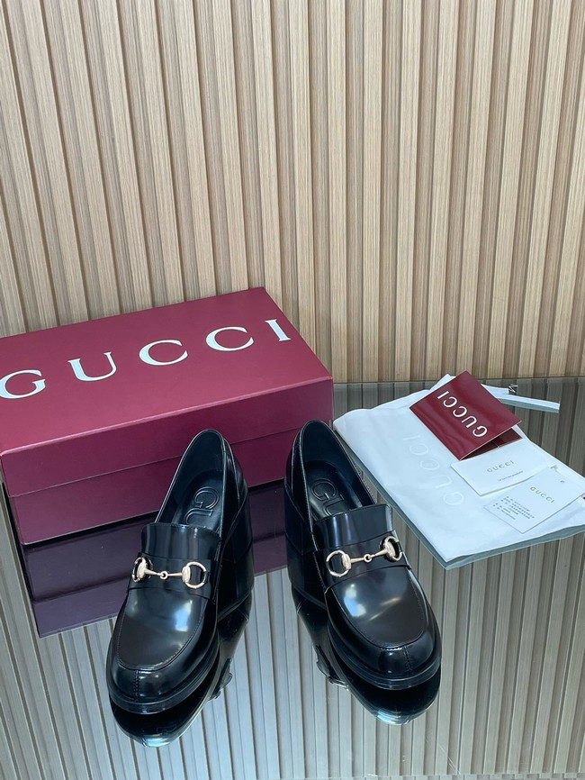 Gucci Womens heeled loafer with Horsebit 45109-5