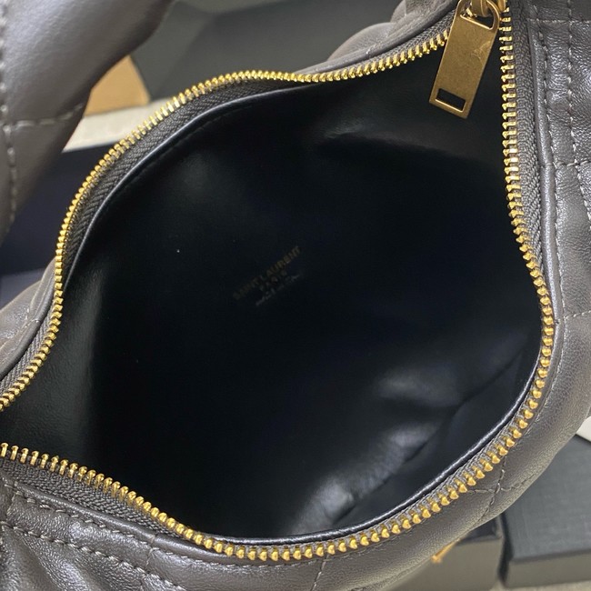 Saint Laurent ICARINO in quilted nappa 851689 URBAN GREY