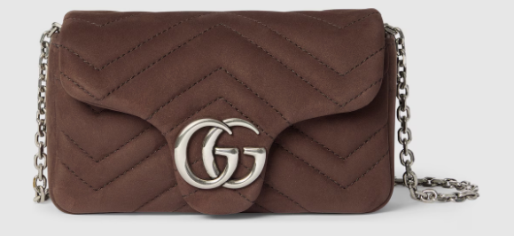 GUCCI GG Marmont mini shoulder bag Variation 841290 dark brown leather