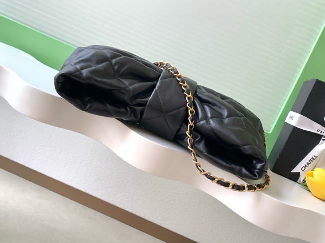 Chanel Shiny Lambskin Bow bag AS5851 black