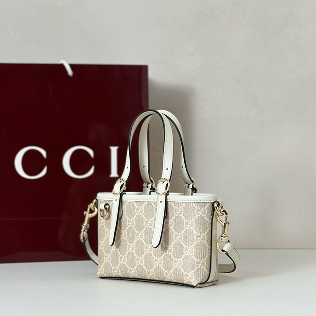 Gucci GG Emblem mini bag 855491 WHITE