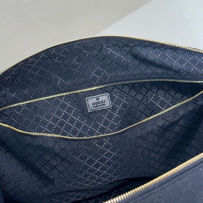 Gucci GG Supreme canvas Hobo Top Handle Bag 864485 black