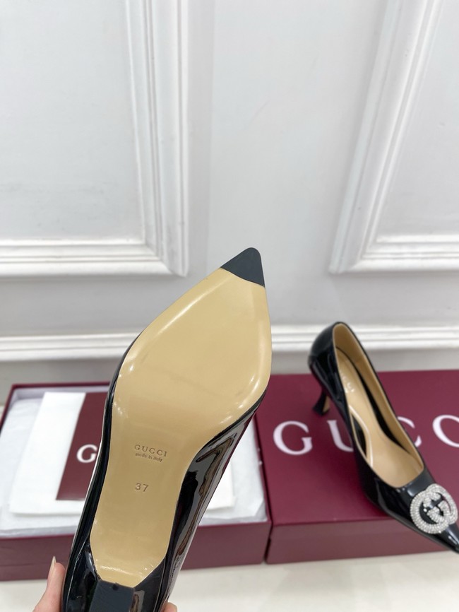 Gucci Womens pump with crystal Interlocking G 852995 -3