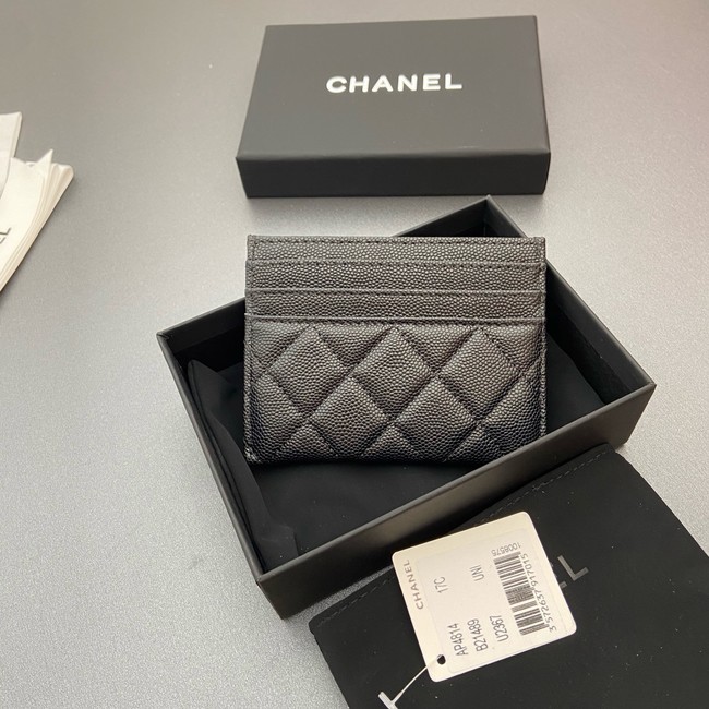 Chanel Classic Card Holder AP4814 black