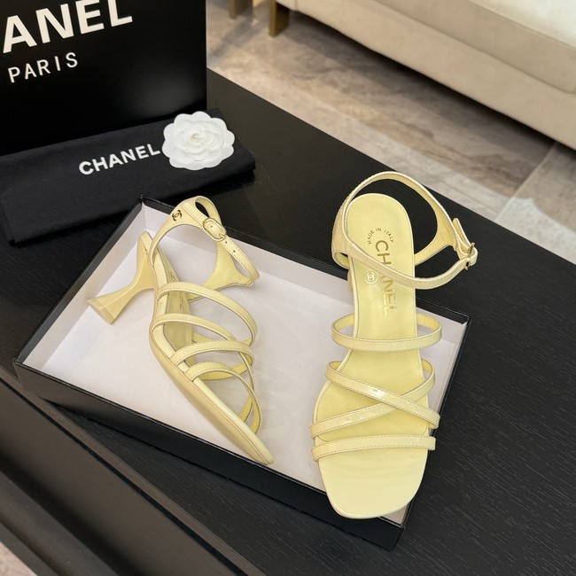 Chanel Sandals Patent Calfskin G46902-2