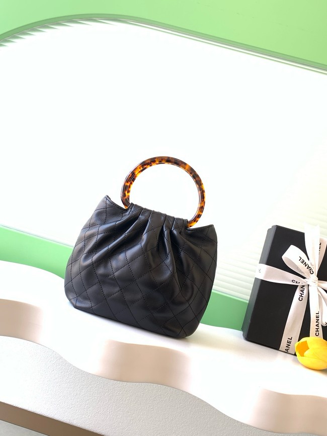 CHANEL Small Hobo Bag AS6022 black
