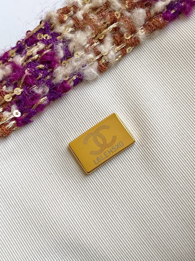 CHANEL Maxi Flapbag AS5687 Fuschia&Pink