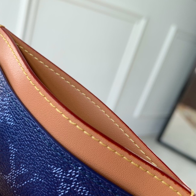 Louis Vuitton Card Holder M27116 blue