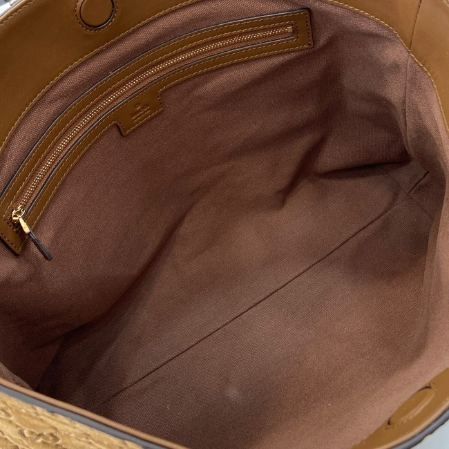 Gucci Beatrix medium tote bag suede 850926 Brown GG