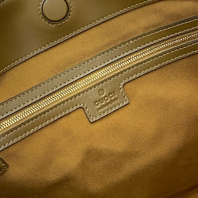 Gucci Beatrix medium tote bag suede 850926 brown