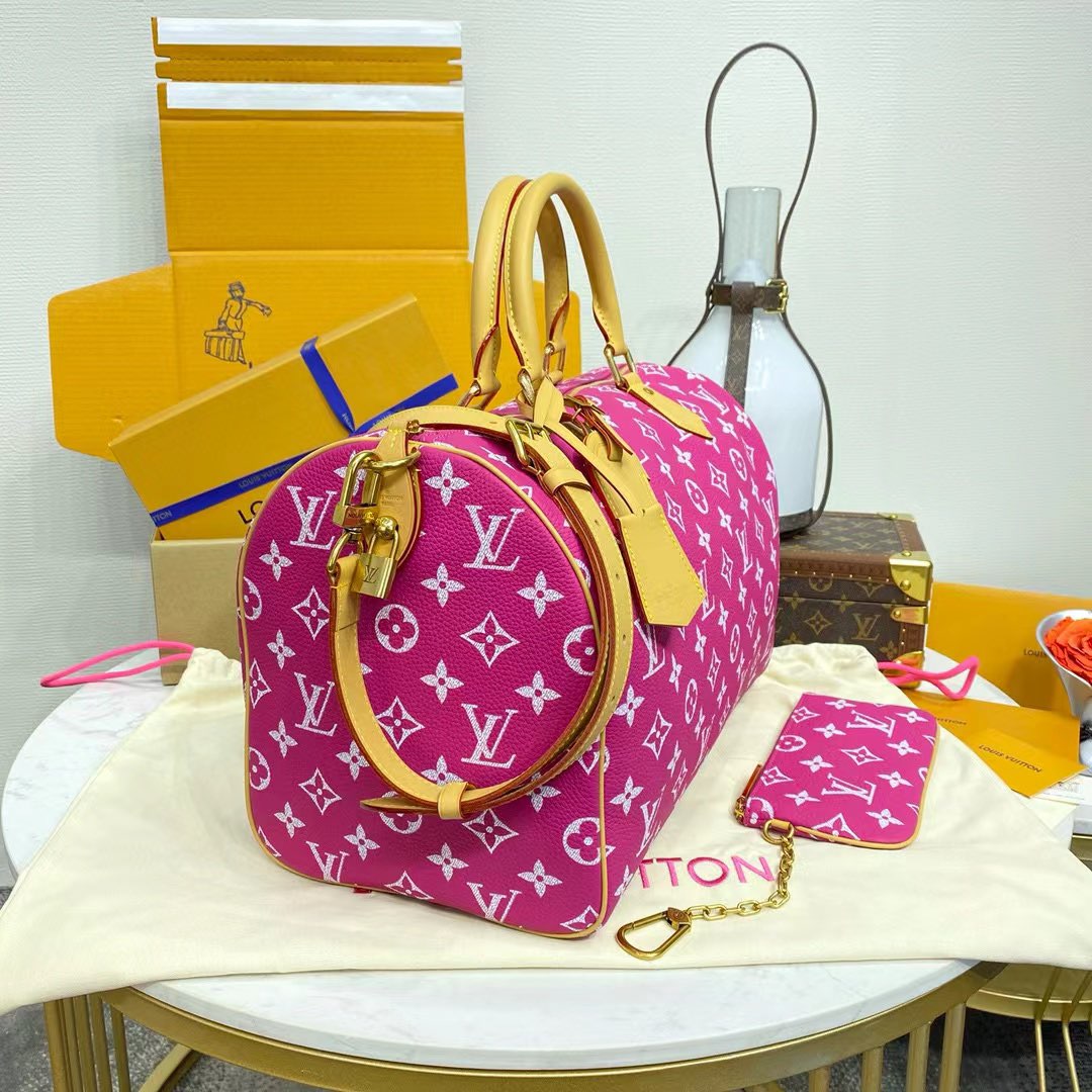 Louis Vuitton Speedy P9 Bandouliere 40 M11564 Pink-Purple Louis Vuitton Speedy P9 Bandouliere 40 M11564 Pink-Purple