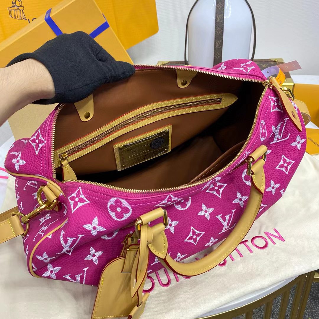 Louis Vuitton Speedy P9 Bandouliere 40 M11564 Pink-Purple Louis Vuitton Speedy P9 Bandouliere 40 M11564 Pink-Purple
