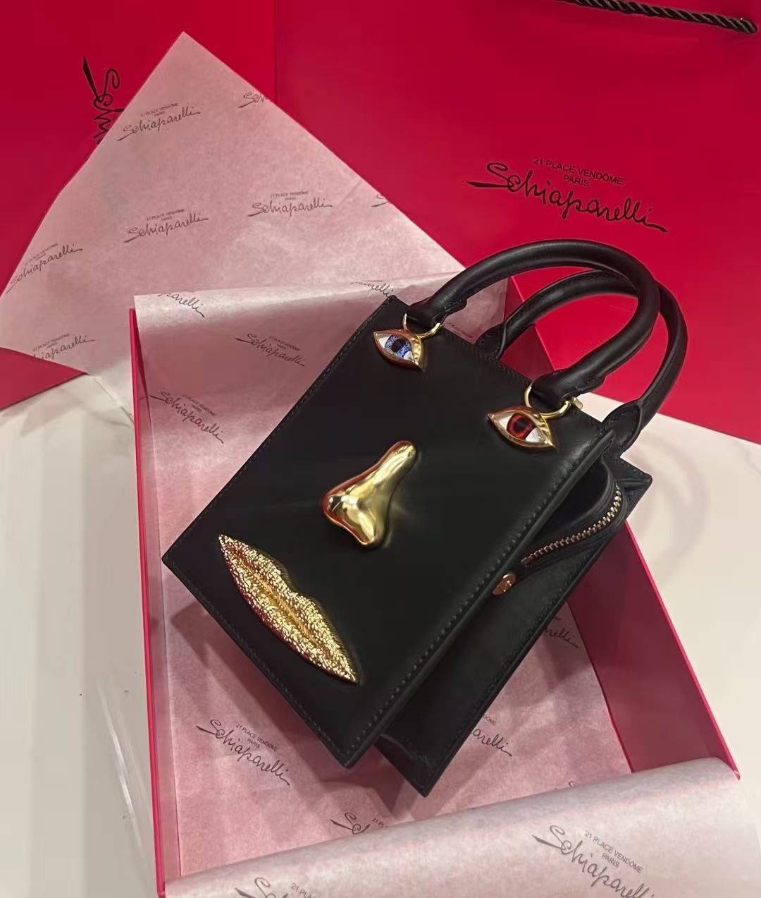 New Schiaparelli bags Original leather 50102 Black New Schiaparelli bags Original leather 50102 Black