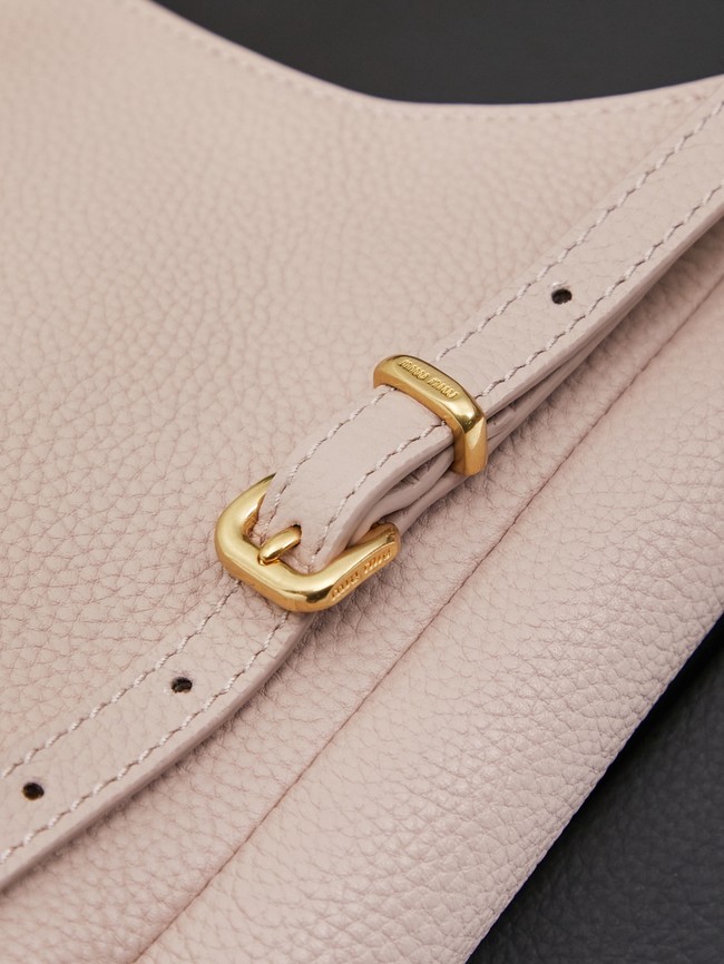 MIUMIU leather Shoulder Bag 5BE098 Cream