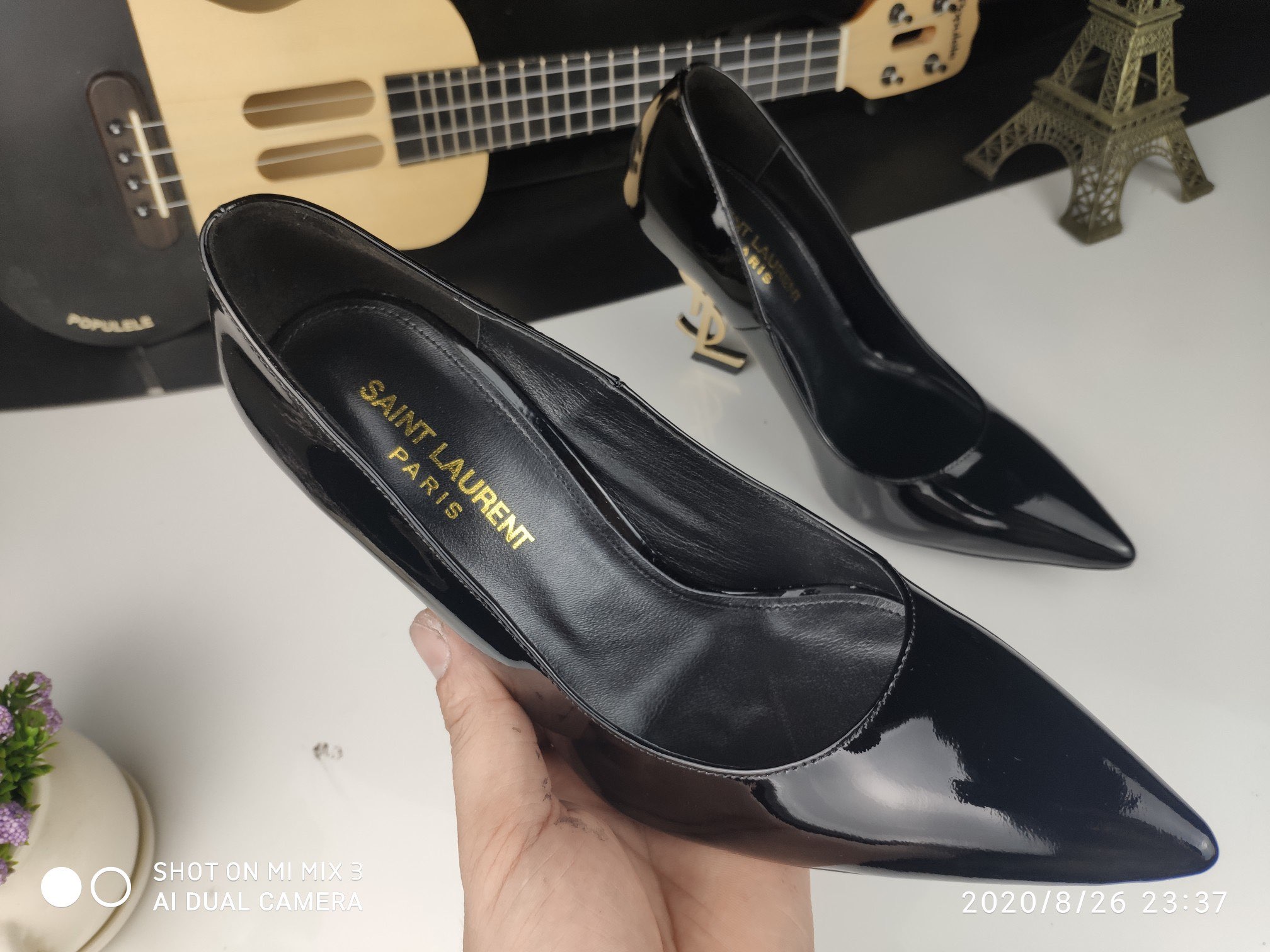 Yves Saint Laurent Shoes YSL 11CM Heel YSL6320 Black